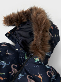 NAME IT Flyverdragt Snow10 Dark Sapphire Dino Earth